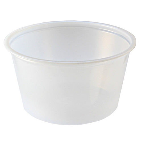 Fabri-Kal 4 oz. Polystyrene Portion Cups, Translucent, 2,500 ct.