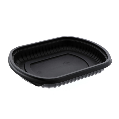 EarthChoice 16 oz. 8 x 6.5" Rectangle Container, Black, 252 ct.