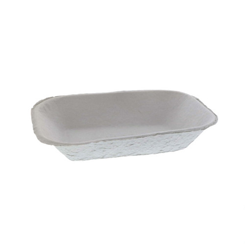 EarthChoice Pulpex 32 oz. Fiber Blend Food Tray, Natural, 460 ct.