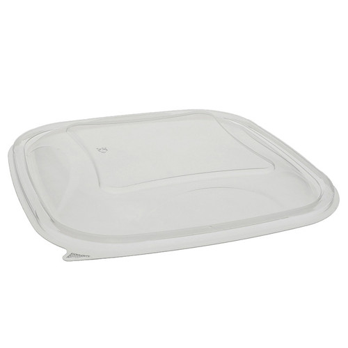 RPET Dome Lid for 9" Square Bowl, Clear, 150 ct.