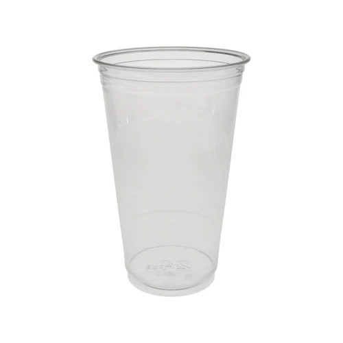 GFS Re.Source 24 oz. RPET Cold Cup, Clear, Printed, 720 ct.