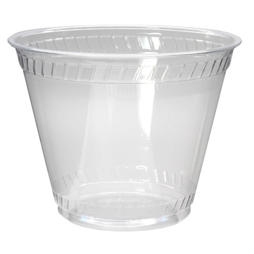 Greenware 9 oz. "A" Size Compostable PLA Old Fashioned Cold Drink Cup, Clear, 1,000 ct.