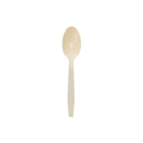 Sysco Earth Plus Plastarch Material (PSM) Full Length Heavy Weight Spoons, Tan, 1,000 ct.