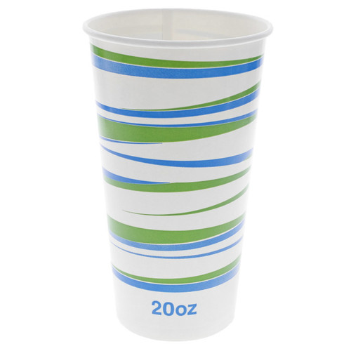 Sysco Trendz 20 oz. Paper Cold Cup, Trendz Print, 1,200 ct.