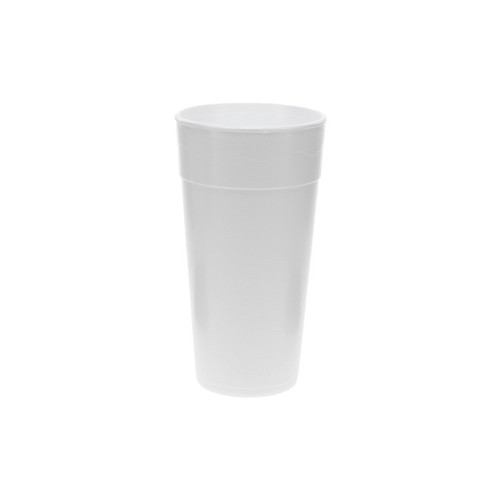 Sysco Classic 24 oz. PS Foam Hot Cups, White, 500 ct.