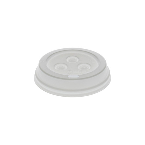 Sysco Classic Dome Lid for 8 oz. Paper Hot Cup, White, 1000 ct.