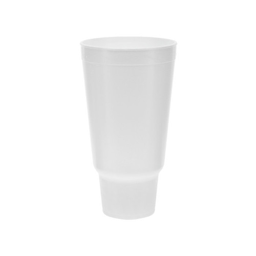 Sysco Classic 44 oz. PS Foam Hot Car Cups, White, 340 ct.