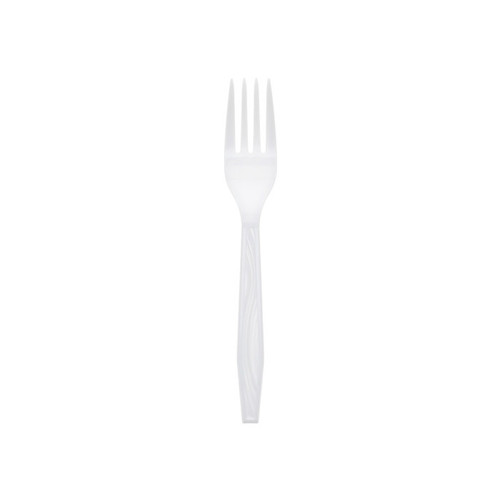 Sysco Imperial Full Length Extra-Heavy Weight HIPS Forks, White, 1,000 ct.
