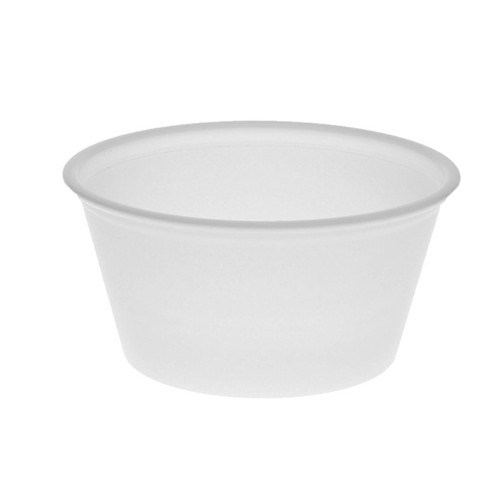 Sysco Classic 2 oz. HIPS Portion Cup, Translucent, 2,400 ct.