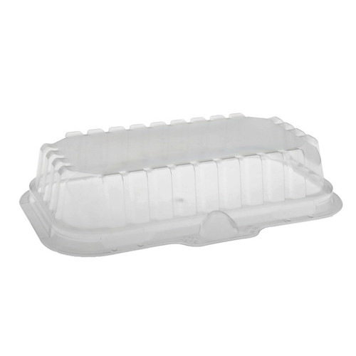 Pactiv Evergreen 17S Traymate OPS Shallow Dome Lid for PS Foam Supermarket Meat Tray, Clear, 252 ct.