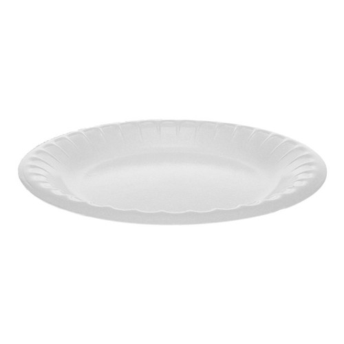 Pactiv Evergreen 6" Placesetter Deluxe Laminated PS Foam Plate, White, 1,000 ct.