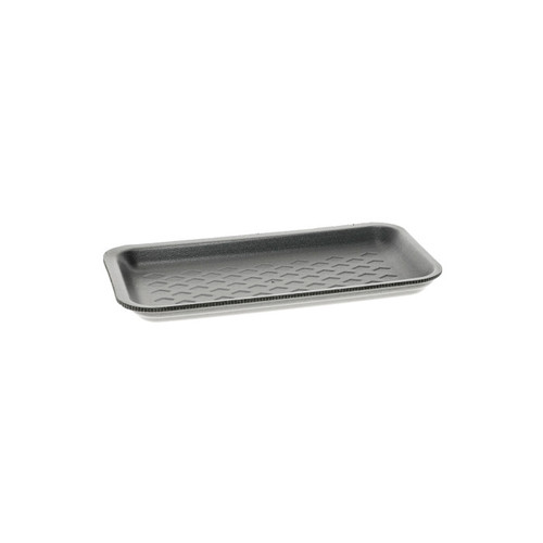 Pactiv Evergreen 17S Supermarket Tray, Black, 1,000 ct.