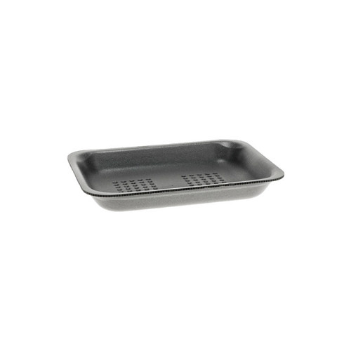 Pactiv Evergreen 2PZ  Supermarket Tray, Black, 400 ct.
