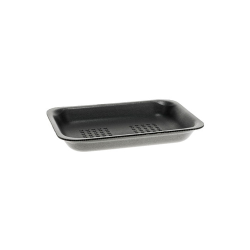 Pactiv Evergreen #2 Supermarket Tray, Black, 500 ct.
