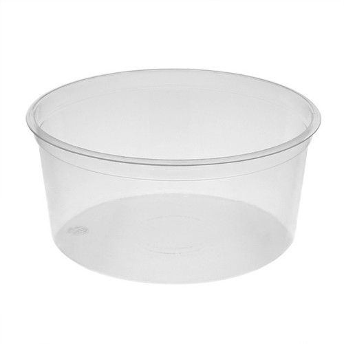 Pactiv Evergreen 48 oz. 7" PET Round Deli Tub, Clear, 300 ct.