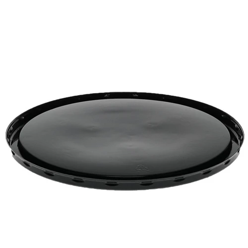 Pactiv Evergreen 7" Flat Cake Base for 5" Cake, Fits 7" Inverted Tubs, Black, 300 ct.
