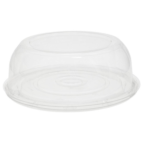 Pactiv Evergreen 3.5" Tall RoseDome Lid and Base for 8-9" Cake, Clear, 100 ct.