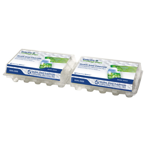 Pactiv Evergreen 3 x 5  Universal Tri-fold Quail Large Twin 15 Pack Carton