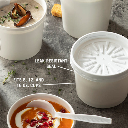Paper Soup Cup Lids Kit