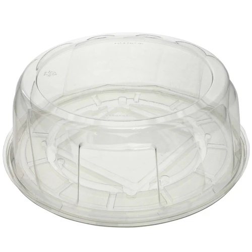 10.25" Cake Base with 3.5" RoseDome, Clear, 120 ct.