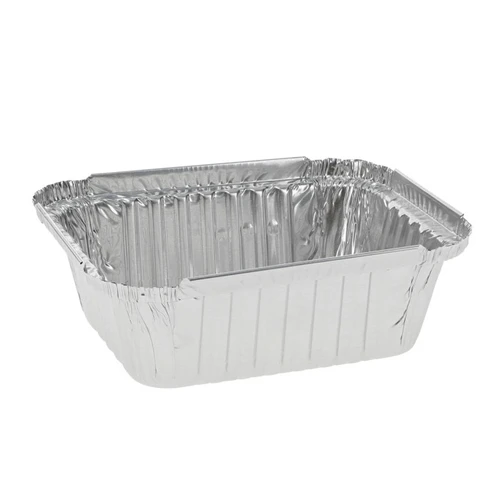 Pactiv Evergreen 1 Lb. Oblong Aluminum Container, Silver, 1,200 ct.