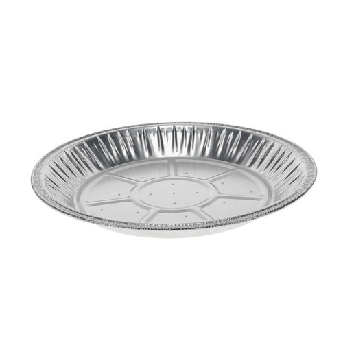 Pactiv Evergreen 9" Aluminum Perforated Medium Pie Pan, Silver, 450 ct.