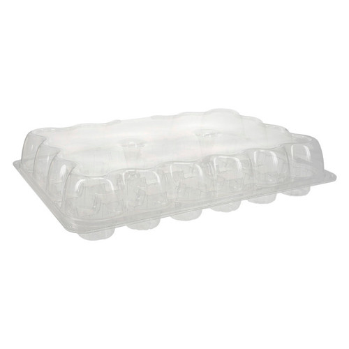 Pactiv Evergreen 24 ct. 2-Piece PET Cupcake Container, Combo