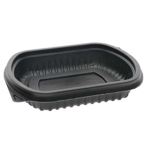 Pactiv Evergreen Clearview Micromax 8 oz. Container, Black, 232 ct.