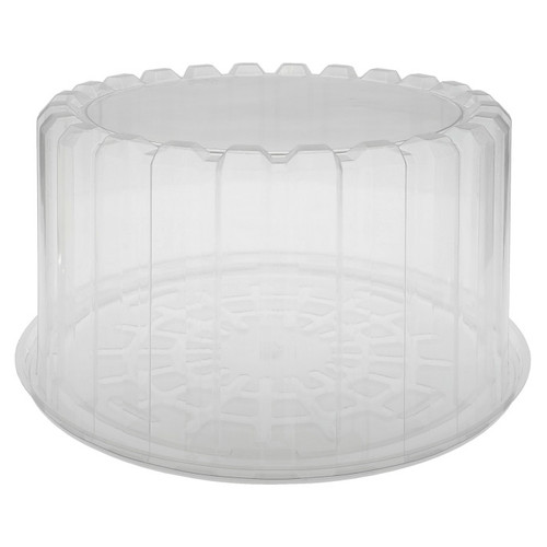Pactiv Evergreen 8" Showcake OPS Cake Base and Deep Dome Lid, Clear, 100 ct.