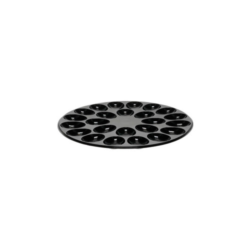 Pactiv Evergreen 24 ct. Egg Insert for 12" Caterware Trays, Black, 100 ct.