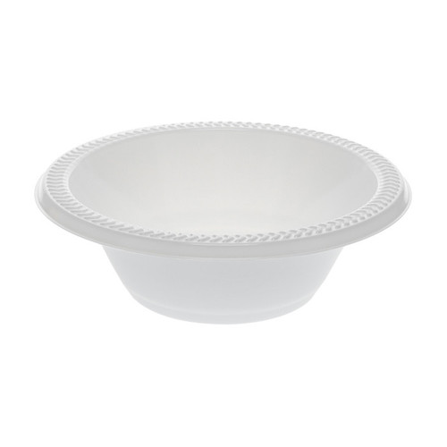Pactiv Evergreen 12oz. Meadoware Impact HIPS Bowl, UPC, White, 1,000 ct.