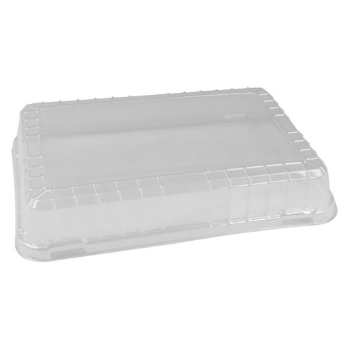 Pactiv Evergreen ClearView Showcake OPS Dome Lid FOR 6042 1/4 Sheet Cake Pan, Clear, 100 ct.