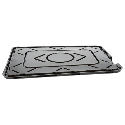 Pactiv Evergreen 1/4 Sheet Cake Base - Tab on Short Side, Black, 160 ct.