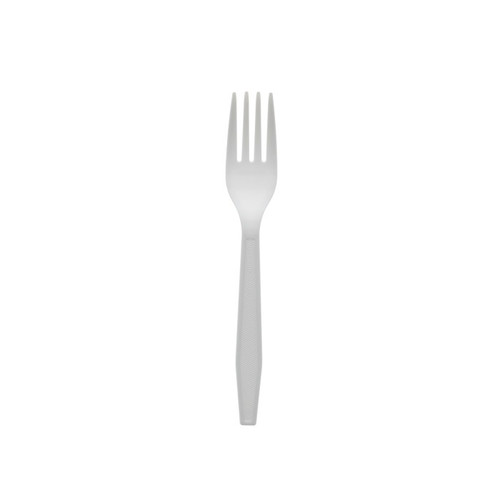 Pactiv Evergreen Prairieware Full Length Extra-Heavy Weight PS Fork, White, 1,000 ct.