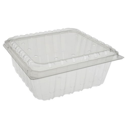 Pactiv Evergreen 32 oz. Blueberry Hinged Lid Container, Clear, 180 ct.