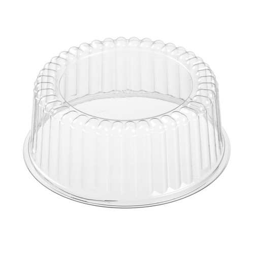 7” clear fluted dome 3.25” deep 200/cs (5D032) 