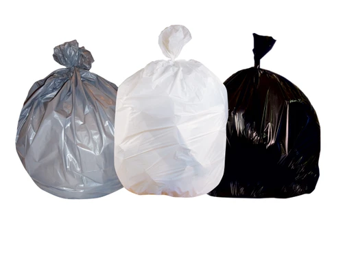Stock LLDPE Can Liners - 60 Gal 38 x 58 LLDPE 0.70 Mil Black 200i (H7658HK)