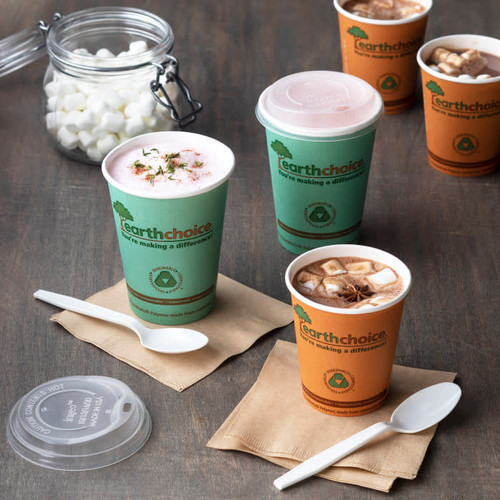 EarthChoice Paperboard PLA Hot Drink Cup Kit