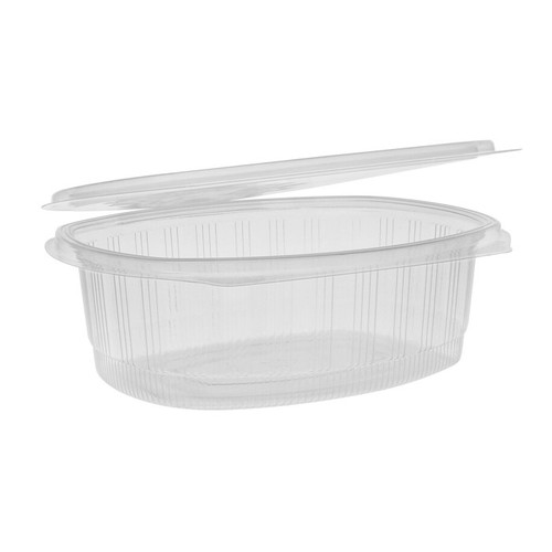 EarthChoice 48 oz. RPET Hinged Lid Deli Container, Clear, 190 ct.