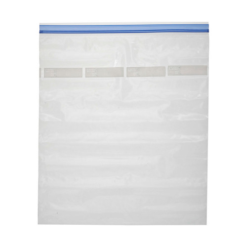 Reynolds Qwik Seal Two Gallon Reclosable Freezer Bags with Write on Label, Clear, 100 ct.