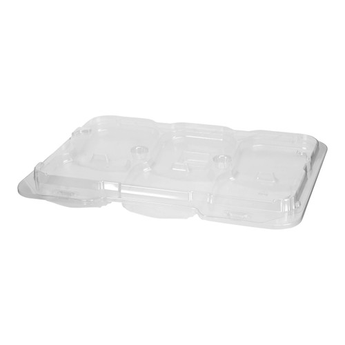 Clear 6 ct cookie clamshell container (83379) 