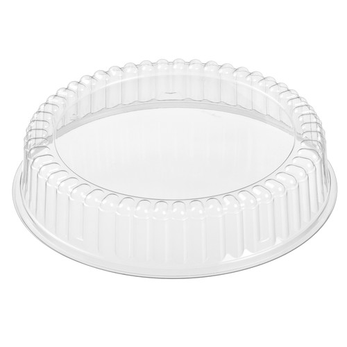 9” clear fluted dome 2.12” deep 200/cs (5F021) 