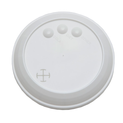 Memorables™ Reusable Souvenir Cup Lids Reusable Flat Lid w/ Straw Slot (LD32)