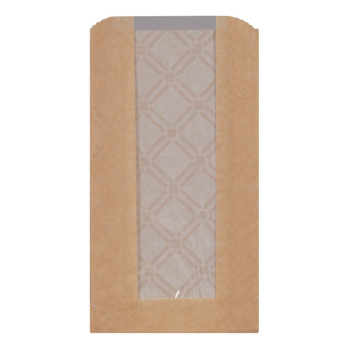 ToGo! insulated Dubl Panel window bag - Natural - 5.00 x 1.75 x 9.00 (446913)