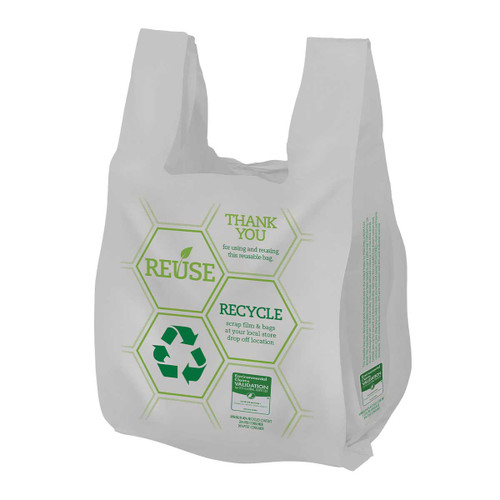 Ultra-PostTM Reusable T-Shirt Bags 11.50 x 6.50 x 21.00 - 12 x 4 (1028648)