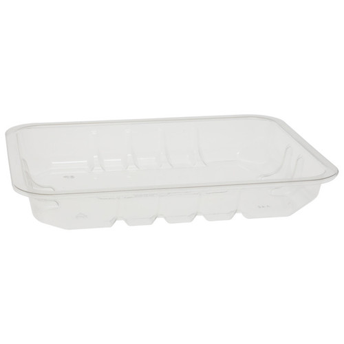 Pactiv Evergreen 8P PET Rolled Rim Tray, Clear, 220 ct.