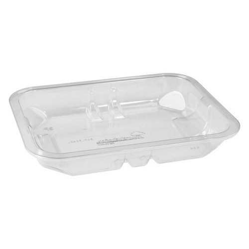 Pactiv Evergreen 3P PET Rolled Rim Tray, Clear, 400 ct.