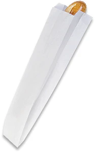 Bread bags - White - 4.00 x 2.50 x 16.00 (300153)