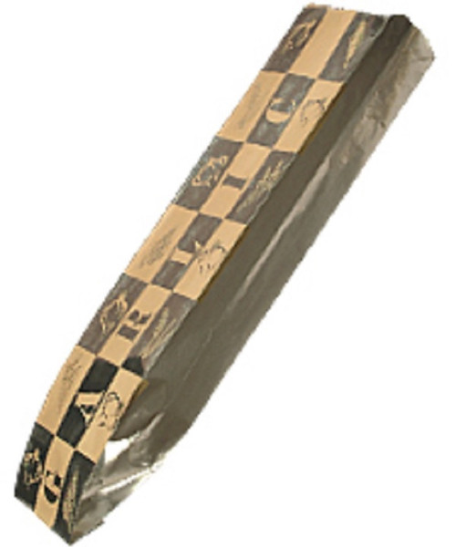 Foil garlic bread bag liner - Artisan natural - 5.25 x 3.25 x 20.00 (300861)