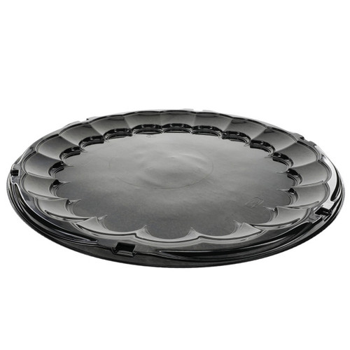 Sysco Classic 18" HIPS Catering Tray, Black, 25 ct.